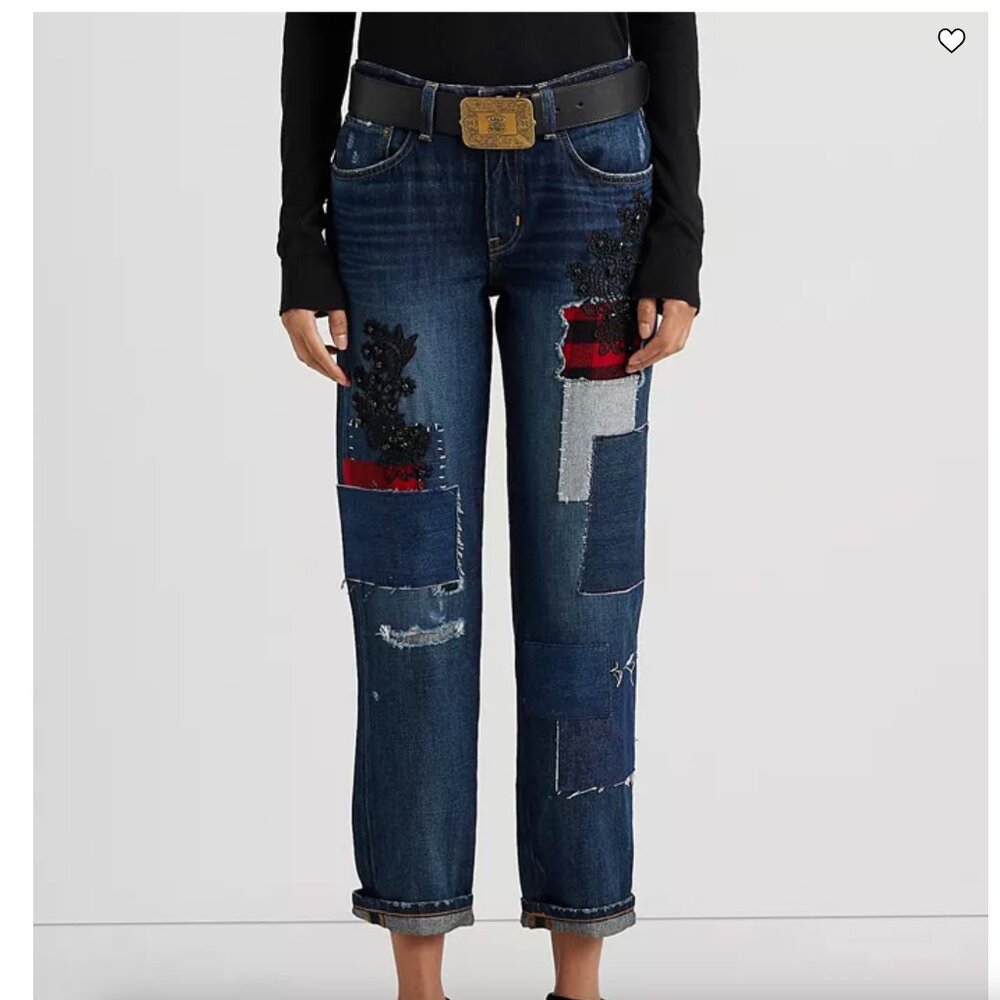 Ralph Lauren Blue Straight Leg Jeans